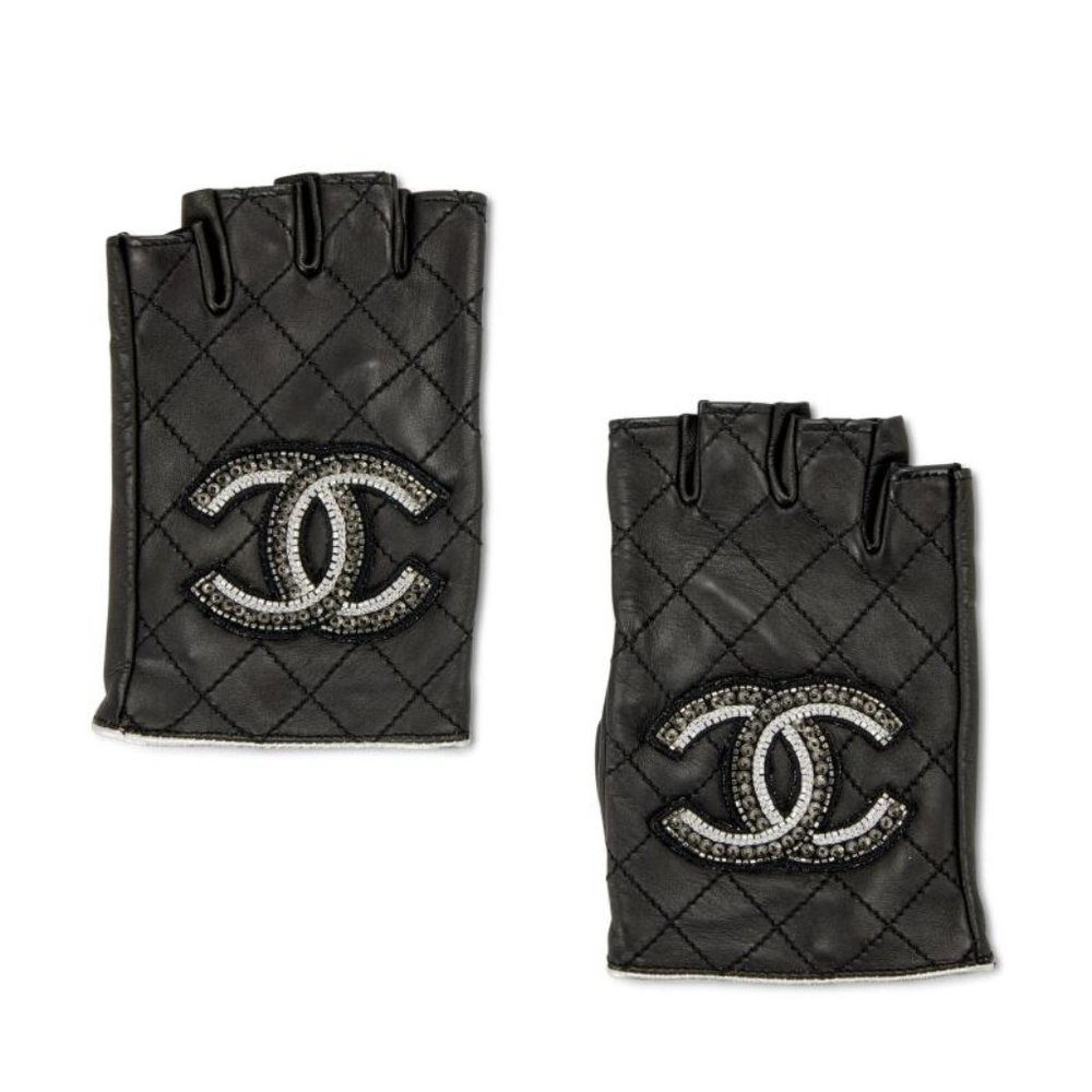 Chanel Fingerless Gloves